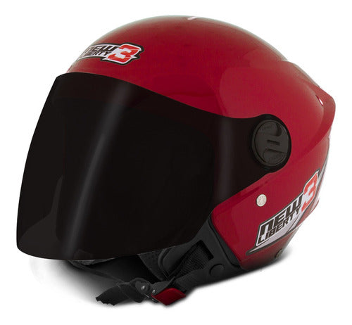 Capacete Aberto Pro Tork New Liberty 3 Three  Viseira Fumê