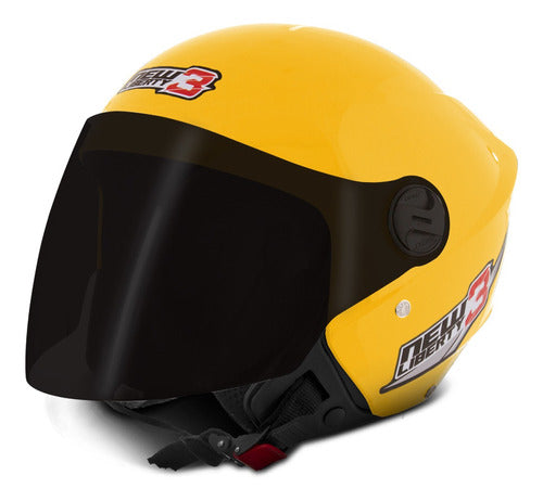 Capacete Aberto Pro Tork New Liberty 3 Three  Viseira Fumê